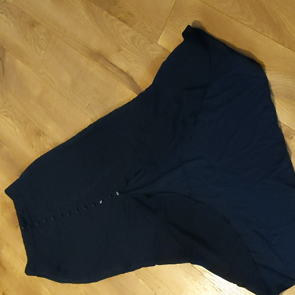 High Low Free Press Button Down Dress